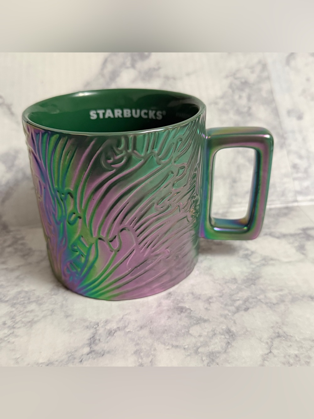 Mug Starbucks Green‎ Iridescent Rainbow
Coffee Cup 2024 Color Shift Purple Pink